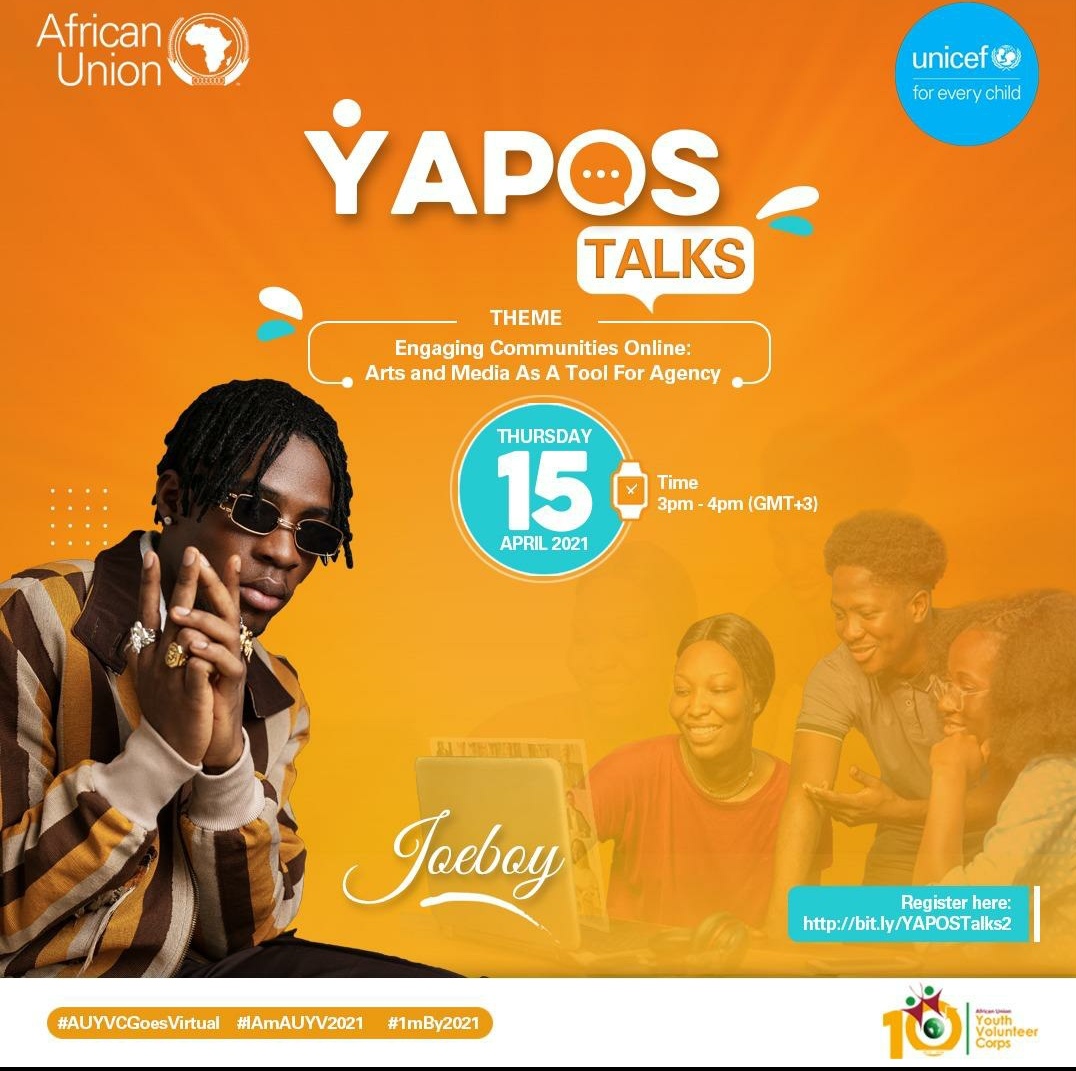 HurulaDev's tweet image. Don&apos;t miss out on this week&apos;s #YTalks2021

Register here and share with your friends bit.ly/YAPOSTalks2

#YTalks2021 #AUYVCGoesVirtual #1mBy2021

@AUYouthProgram @AUVolunteer