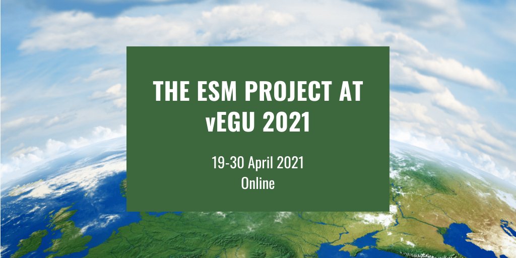 Huge representation from the #ESM Project this year at #vEGU21! Check out our list of presentations and sessions from our #ESM colleagues to discuss #Earth System Modelling activities in our <a href="/helmholtz_en/">HelmholtzAssociation</a> centres and beyond! 🌐🌏 bit.ly/3mMHsTO