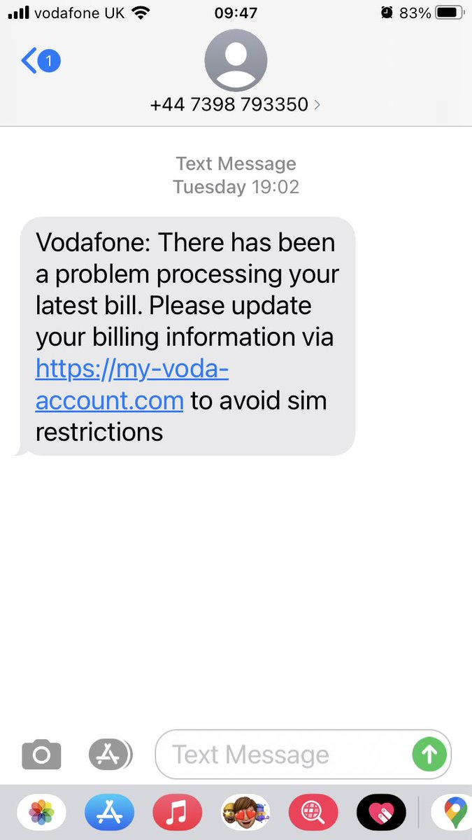 AaronLDuggan's tweet photo. ⁦@VodafoneUK⁩ ⁦@actionfrauduk⁩ - reported to 7726. This type of crime is now on an industrial scale. https://t.co/IRSkLBrA9i