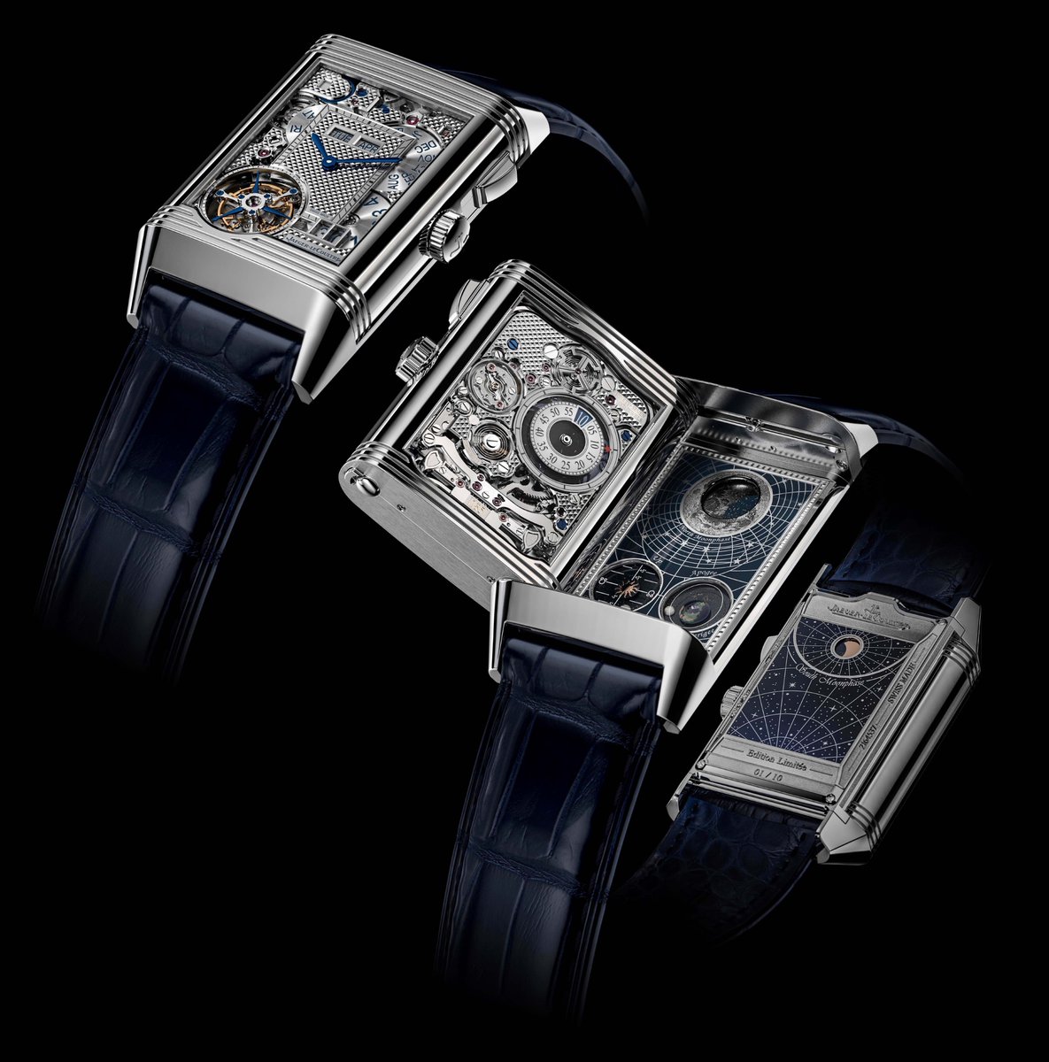 cotedesmontres's tweet image. Jaeger-LeCoultre déploie l’infini en 4 chapitres avec la #Reverso #HybrisMechanica #Calibre185
1ère montre avec une lecture aussi approfondie du cosmos, capable de prédire les événements astronomiques tels que super lunes et éclipses
@jaegerlecoultre
lacotedesmontres.com/12650