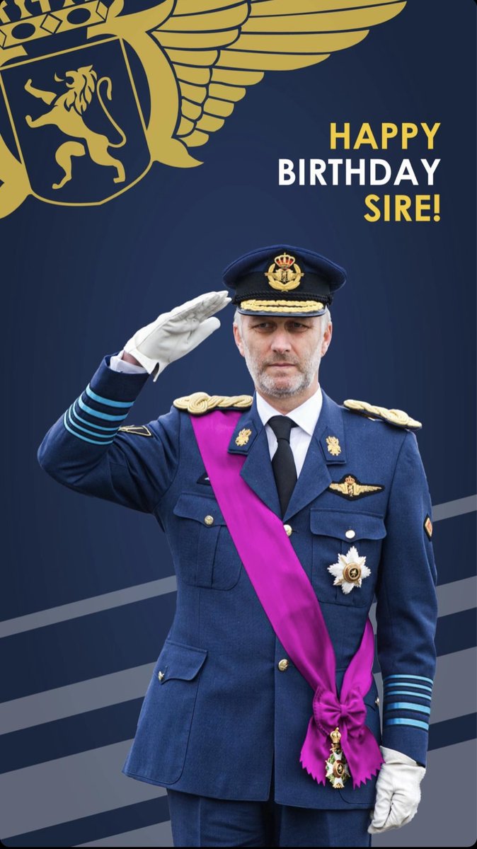 Happy birthday Sire!
#15April <a href="/MonarchieBe/">Belgian Royal Palace</a>