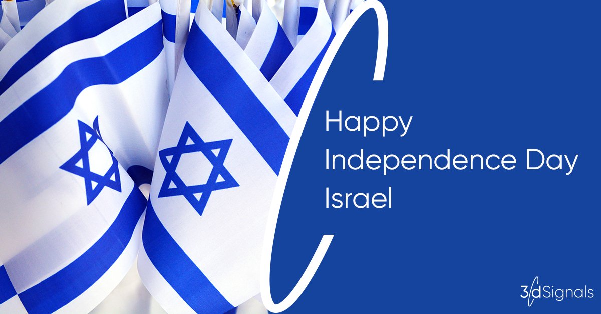 As Israel celebrates today its Independence Day, 3d Signals sends warm wishes to all our Israeli followers.
We have been united, strong, brave, kept together and overcame challenging times.
And we continue to shine bright!
Happy 73rd Independence Day 🇮🇱
#israelindependenceday