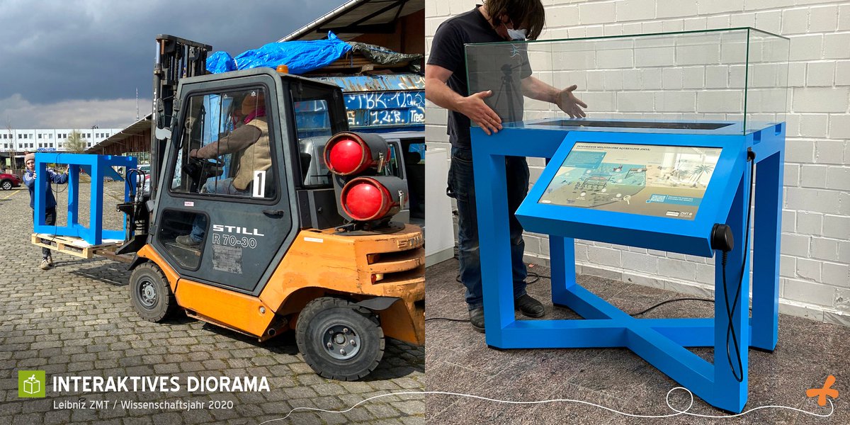 scienceintermedia (@scienceintermed) on Twitter photo Achtung Schwertransport! Nach coronabedingten Verzögerungen konnten wir das interaktive Diorama endlich aus der Werkstatt an seinen neuen Ort im Foyer des Leibniz-Zentrum für Marine Tropenforschung (<a href="/Leibniz_ZMT/">Leibniz Centre for Tropical Marine Research (ZMT)</a>) bringen. Fehlt nur noch das Tischmodell. Dazu dann bald mehr! Achtung Schwertransport! Nach coronabedingten Verzögerungen konnten wir das interaktive Diorama endlich aus der Werkstatt an seinen neuen Ort im Foyer des Leibniz-Zentrum für Marine Tropenforschung (<a href="/Leibniz_ZMT/">Leibniz Centre for Tropical Marine Research (ZMT)</a>) bringen. Fehlt nur noch das Tischmodell. Dazu dann bald mehr!