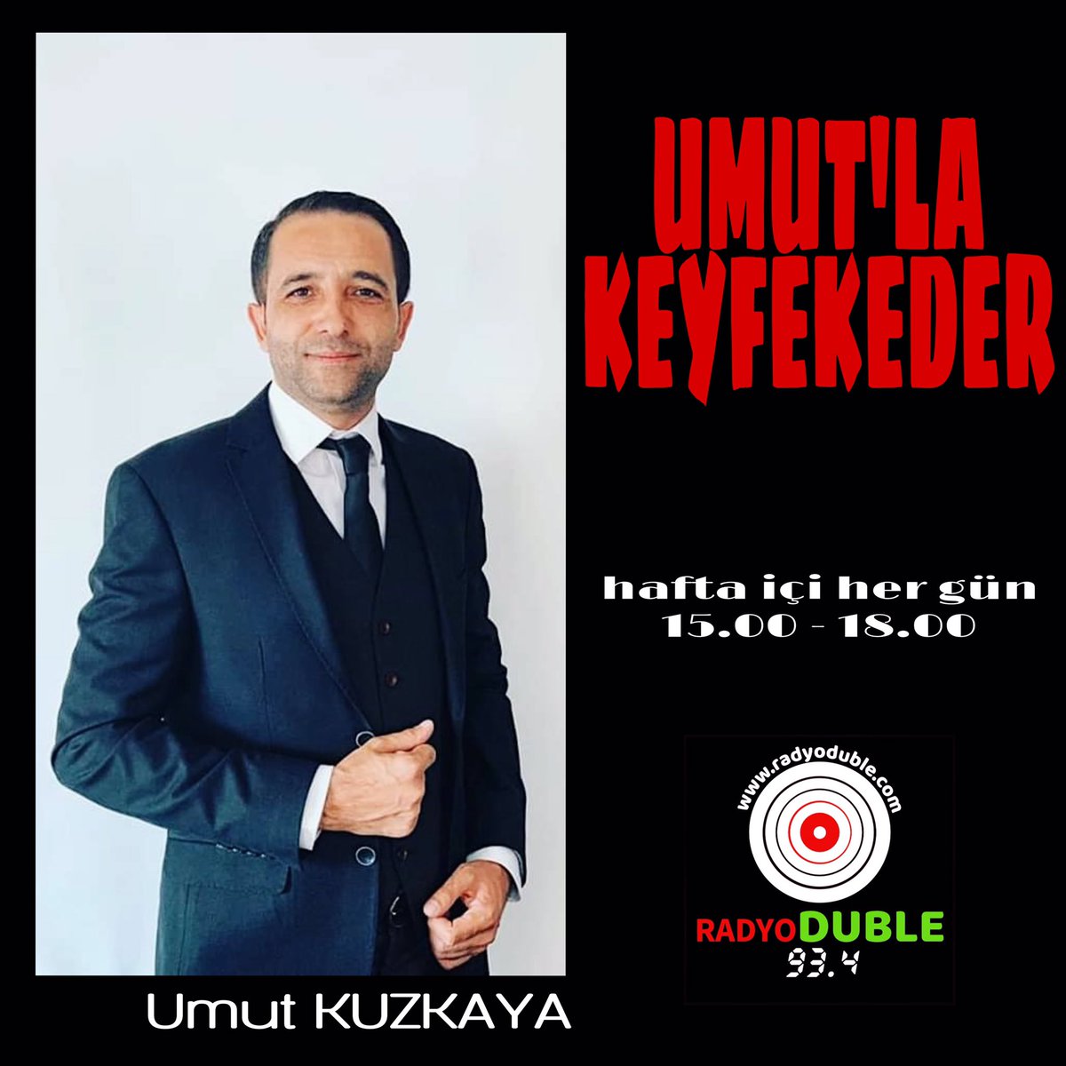 Umut’la Keyfekeder hafta içi her gün sizlerle ! #keyfekeder #radyoistanbulfm #istanbulradyo #türkiyeradyo #karadenizmüziği