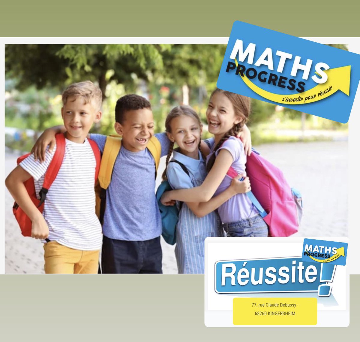 MathsProgress's tweet photo. MATHS PROGRESS @mathsprogress
« Les portes de l’avenir sont ouvertes à ceux qui savent les pousser. » #reussite #enseignement #education #progression #mathsprogress @mathsprogress @villedekingersheim @solocal @pagesjaunes https://t.co/gHOpEpXcQ9