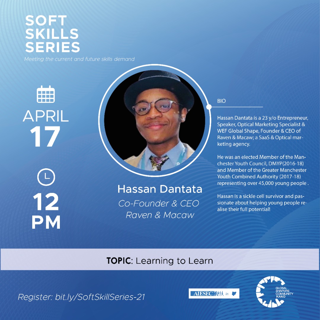Learn to learn!
Learning is a process we all engage in throughout our lives, but no single process of learning guarantees success. 

The ever-increasing pace of change in today’s world requires that we understand and respond quickly to constant shifts.