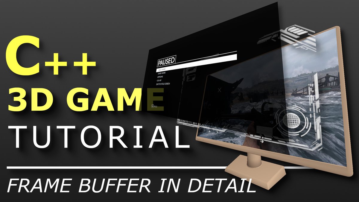 PardCode's tweet photo. Hello everyone!
Today, in the #Cpp #3D #Game #Tutorial Series we will see what is and how to implement #FrameBuffer (aka #RenderTarget)!
Link: https://t.co/pWHZbDwALA
I hope you'll enjoy it!
#directx #opengl #gamedev #indiedev #pardcode #graphics #gameengine https://t.co/DRREbvqz7I