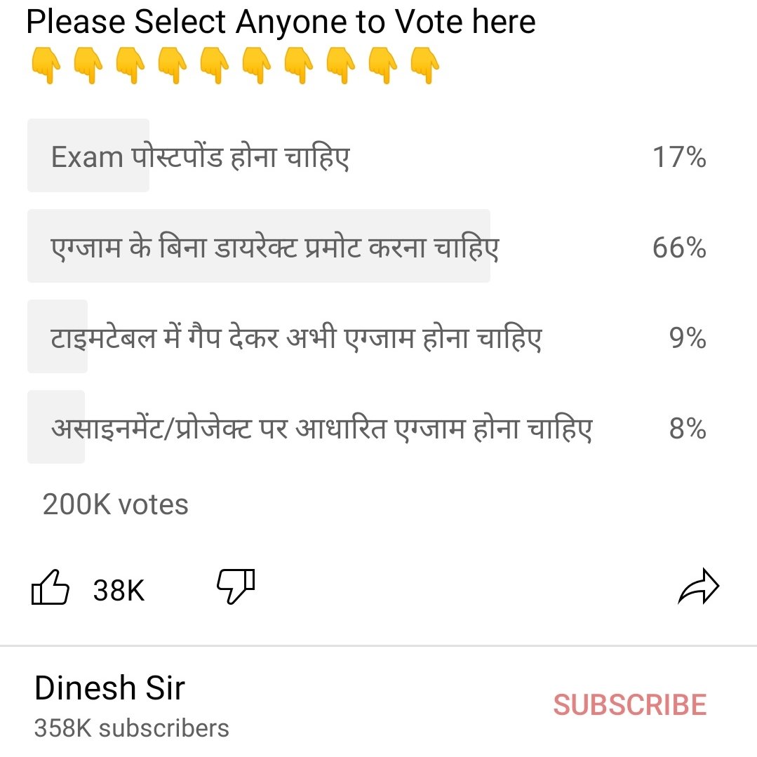 BagweBhuvan's tweet photo. @dinesh_sir has taken survey of approx 200k students of Maharashtra regarding 10th and 12th board exams in which 66%+8% students are demanding to cancel exam and for direct promotion. It will help to make suitable decision asap 
@VarshaEGaikwad
@CMOMaharashtra
@anubha1812 https://t.co/QEizW58CUk