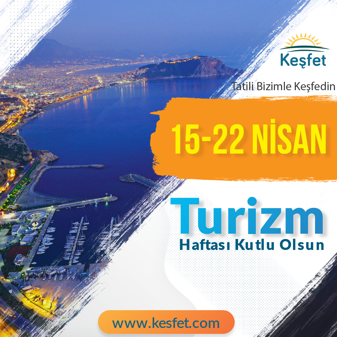 Turizm kültürleri kaynaştıran, dünyayı birleştiren bir harekettir. 15-22 Nisan Turizm Haftası Kutlu Olsun.
Tourism is a movement that fuses cultures and unites the world. Happy 15-22 April Tourism Week.
☎ 0242 515 30 00
📱 05308554010 WhatsApp
#tatil #travel #holiday #turkey