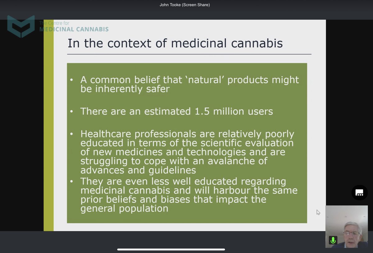 CuraleafClinic's tweet image. Sir John Tooke shares &apos;How We Best Use Evidence to Judge the Benefits and Harms of Medicines&apos; @C4MC_UK #cmcsummit

Highlighting that #medicalcannabis education is essential

The Sapphire Institute for Medical Cannabis Education is CPD Certified and free
sapphirecannabiseducation.co.uk