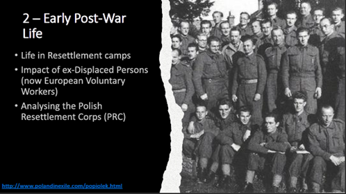 QMUL_lonwar's tweet photo. Next, I will look at the early post-war life of the Poles, both ones who were located in resettlement camps and those who arrived as European Voluntary Workers. #lonwar #history 10/12 https://t.co/NvNW31BlYW