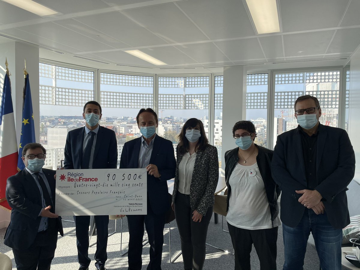 othmannasrou's tweet image. 🇫🇷🇱🇧 Avec @pierredeniziot et @karampatrick nous avons remis, au nom de la #RégionIDF, 90.500€ au @SecoursPop pour la reconstruction de 4 centres au #Liban pour les personnes en situation de handicap suite à l’explosion de #Beyrouth.