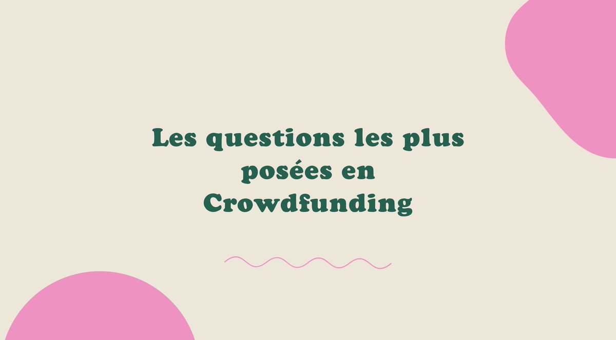 ?! Des questions sur le crowdfunding ?! 

🧐Combien de temps dure une campagne ? Quels sont mes objectifs ? Dois-je me préparer longtemps à l’avance ? (…) 

On vous dit tout dans cet article : wp.me/p7hlxJ-7VJ

#crowdfunding #article #entrepreneur
