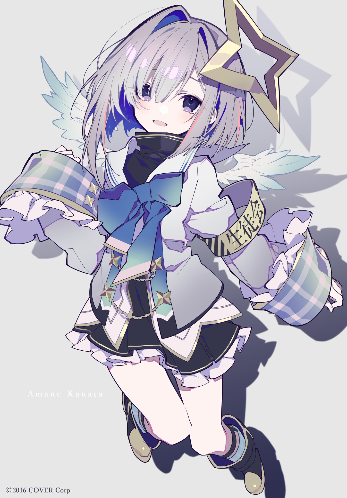 望月けい 初画集重版 ホロライブ モーリーオンラインコラボにて潤羽るしあさんと天音かなたさんのイラストを描かせていただきました 楽しく描かせていただきました グッズになるのでよろしくお願いします 展開開始は明日18時から