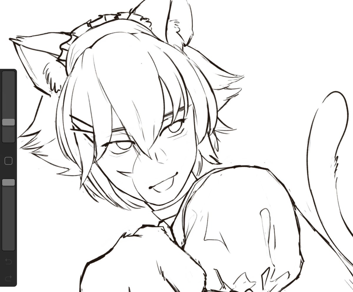 dainsleif catboy in maid outfit ?

#GenshinImpact #wip 