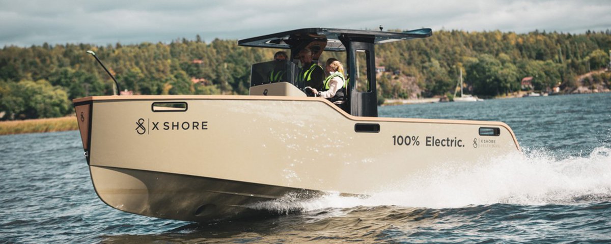 maxiboattv's tweet photo. Economie : les bateaux suédois ⚡️électriques #XShore ont le vent en poupe !
➡️https://t.co/zoGKv6ny4D
@XShoreSweden #xshore #bateauxélectriques #maxiboattv #nautisme #electricboat https://t.co/UVP3pIAHAU