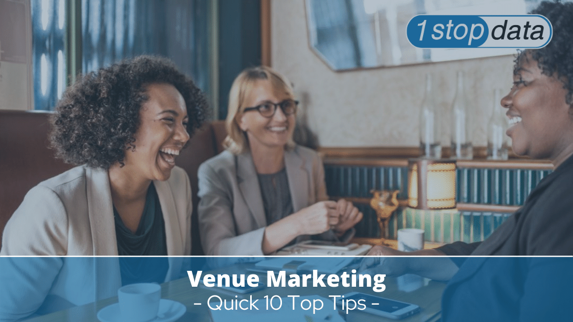 GNMEditor's tweet photo. 1StopDataLtd: Check out our Quick Top 10 Tips for Venue Marketing.
https://t.co/jRE3KZwrs9

#B2B #B2BMarketing #VenueMarketing #Marketing #TopTips #ThursdayThoughts #DigitalMarketing #WorkSmarterNotHarder #StayDataSafe #LeadGeneration #EmailMarketing https://t.co/DQbcwVlxdk #B…