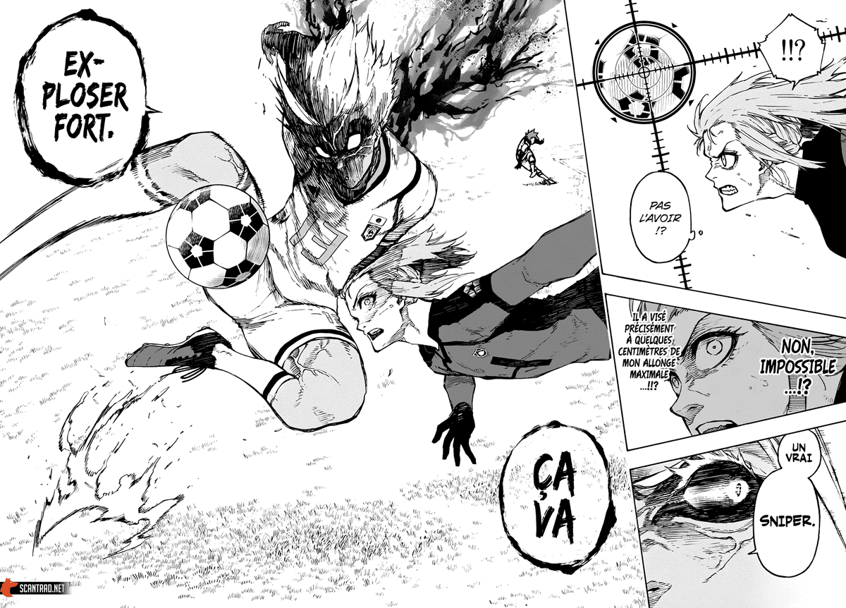 pablito_ei's tweet photo. Spoil #Bluelock127
.
.
.
.
.
.
.
.
.
Chapitre fou encore une fois, les dessins sont magnifiques, Ça va être chaud pour le blue lock de faire face à ces 2 monstres ! On attend l'éveil d'Isagi dans ce match devant le monde entier ! (Rin aussi je pense) https://t.co/Woglp6g0Fj