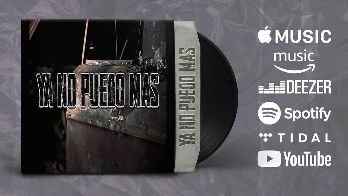 ESTRENO!

<a href="/Crueles39/">Crueles Intenciones</a> 

"Ya no puedo mas" nuevo sencillo de Crueles Intenciones, acompañados por <a href="/Niggaswing/">Niggaswing</a>, encargado de la música, mezcla y master

Grabado en Mad91 por @HDOGordingFlash 

Disponible en plataformas digitales y video en YouTube

fanlink.to/CIYaNo