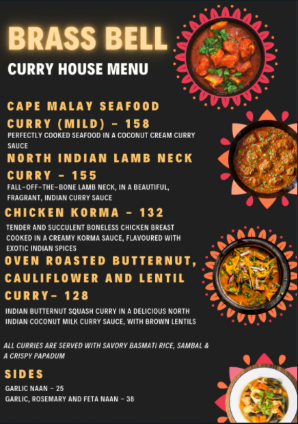 Curry House at the Brass Bell!
Join us every Friday for some great curry deals from 6pm - 9:30PM!
#capetownetc #capetownlifestyle #capetownsouthafrica #capetownsummer #CapeTownSA #capetownspecials #kalkbay #muizenbergbeach #southernsuburbs #southpeninsula #southerncharm