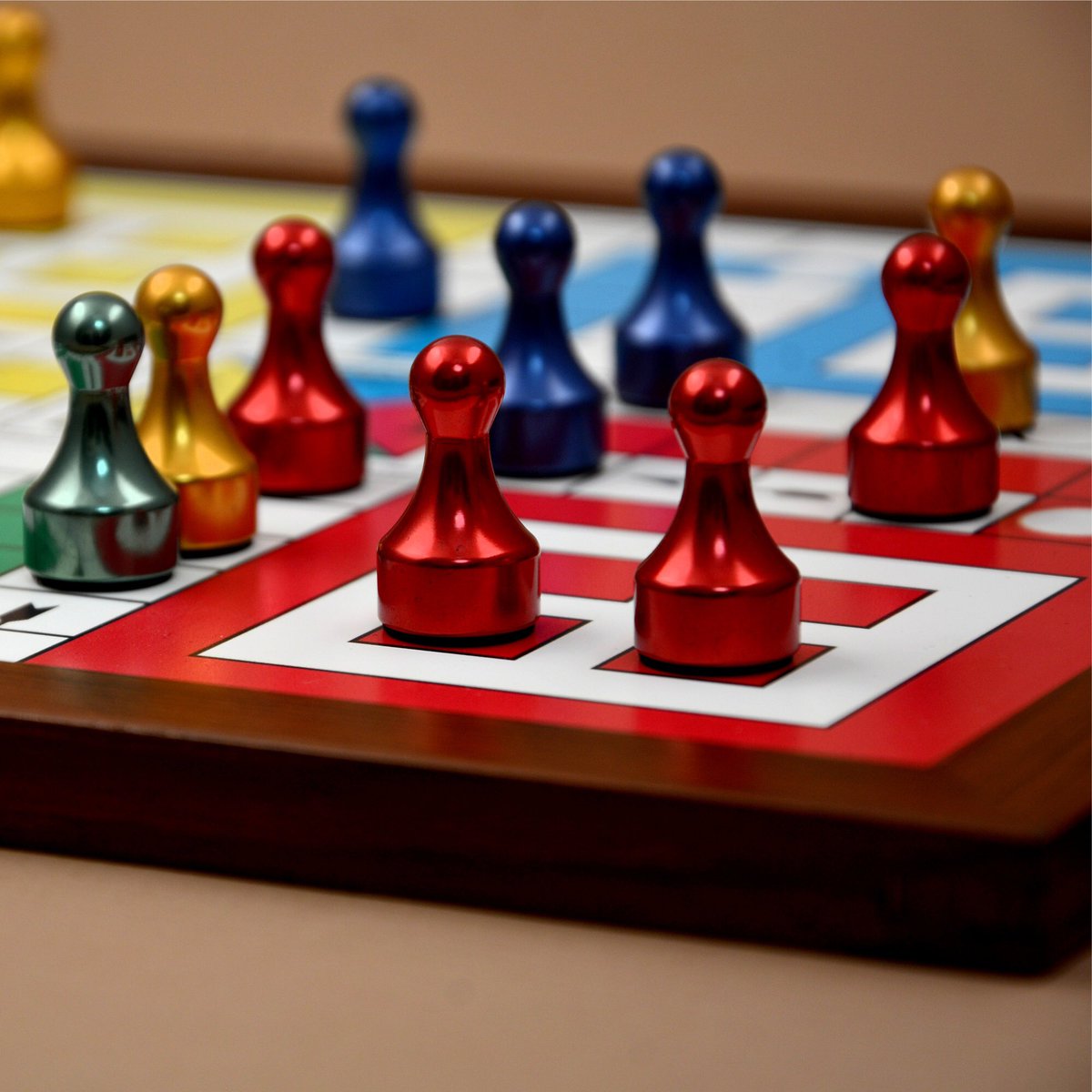 Our new #Ludo with metallic tokens. Buy here bit.ly/MetallicLudo