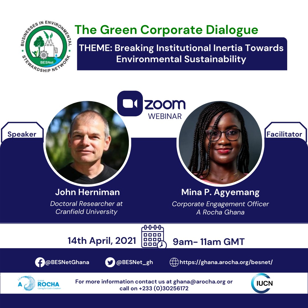 BESNet_gh's tweet photo. Thank you all for making time to join the first edition of the BESNet Green Corporate Dialogue for 2021
If you were not able to join, no worries. Follow our twitter page @BESNet_gh and look out for the details on the next session. #Sustainability #businessandenvironment #nature https://t.co/egJhxJfk5c