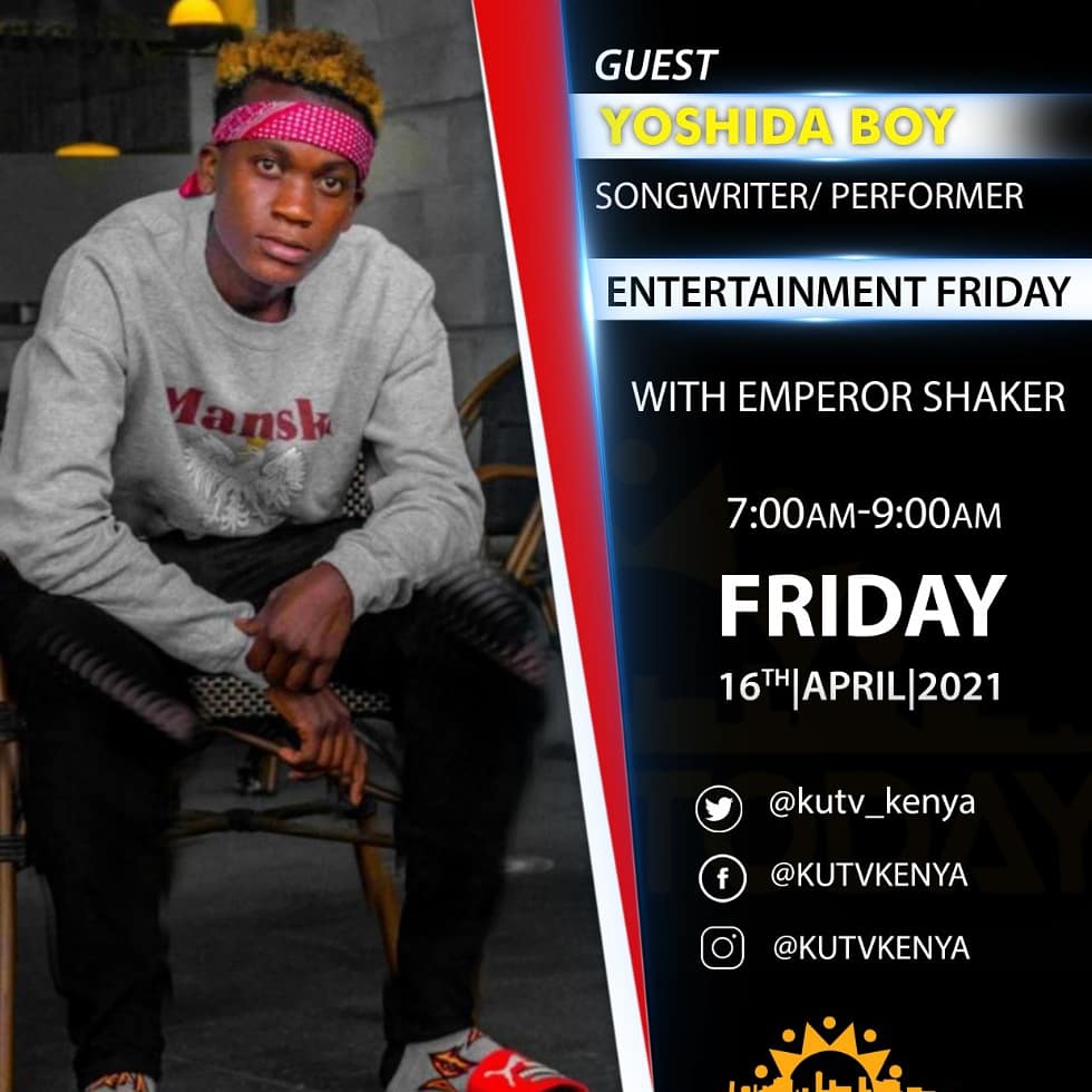 Ashakerde's tweet photo. Friday is here once again for us to do de ting! Massive show Entertainment Friday will be bigger and better, check it out on @kutv_kenya
#TeamWeekendi https://t.co/plCK4Umbxt