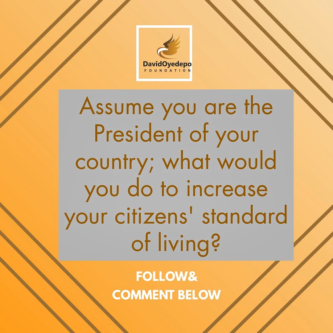 DavidOyedepoFdn's tweet photo. Comment your intelligent answers below.
#questionoftheday
#questionthursday
#dof
#creatingabetterlifeforhumanity
#davidoyedepofoundation https://t.co/VzSQRiQU65