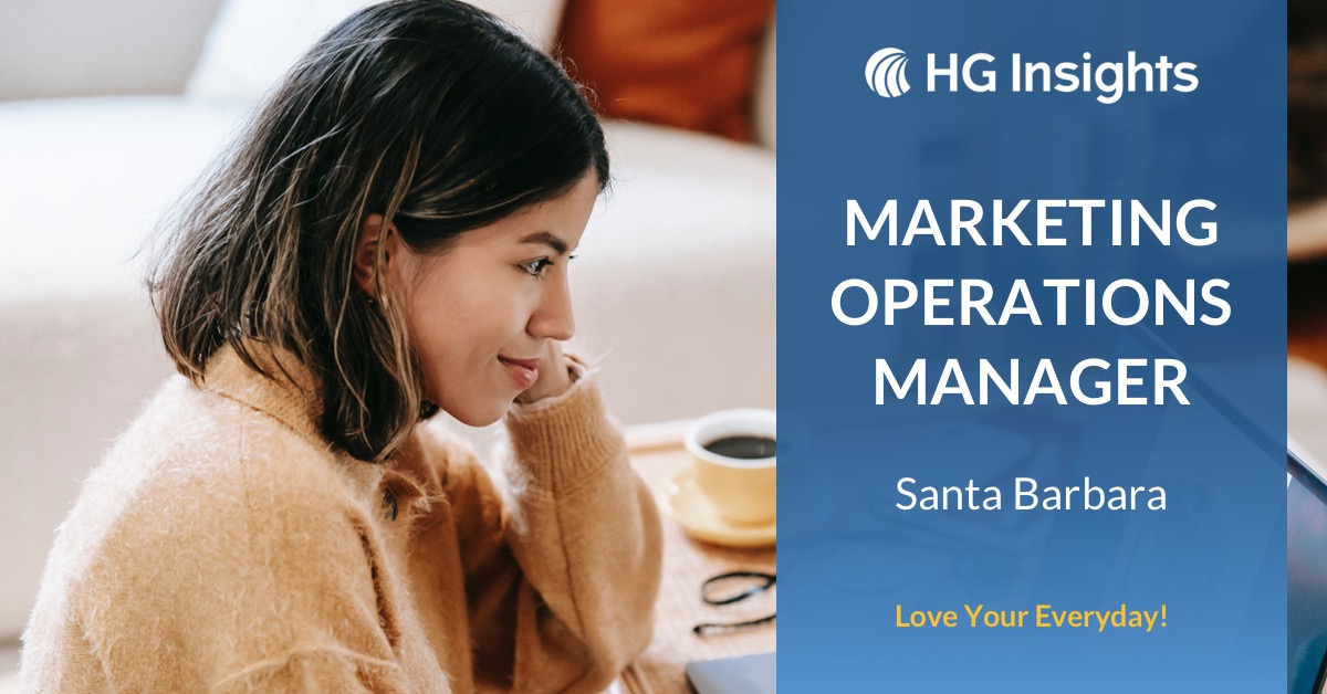 @HGInsights_ seeks a highly-driven #MarketingOperationsManager – This is a rare opportunity for an enthusiastic team-player to join the global leader in technology intelligence in #SantaBarbara, two blocks from the beach! #TechCareers #CareersInTech hginsights.com/current-openin…