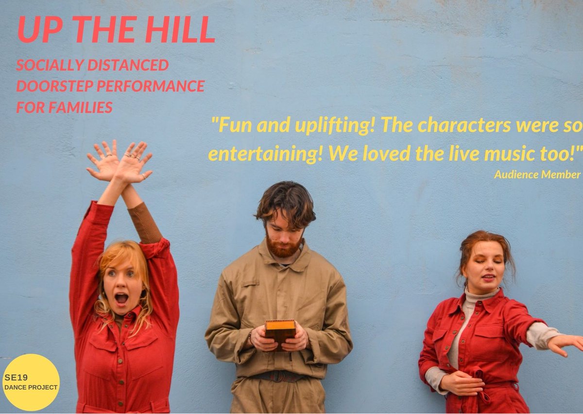 Missing live performance? We are too! Check out Up the Hill an imaginary adventure around our neighbourhood and a lovely treat for a whole family. Plus it's delivered straight to your doorstep or garden! Perfect for those special occasions - book here 👉 ow.ly/UbOA50Ep3Nx