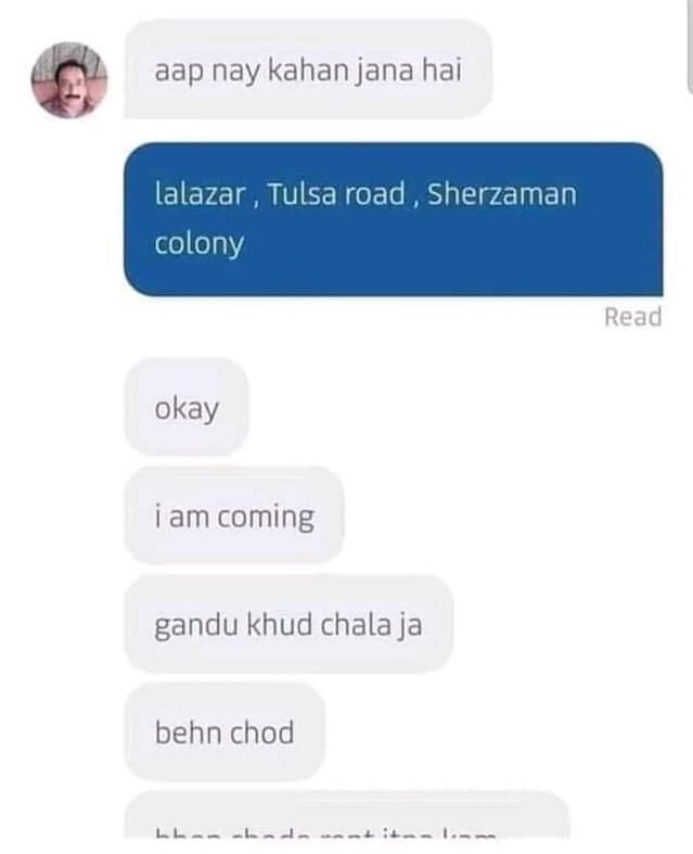 Manoj Mehta Pakistani Uber Chats The Complete Thread