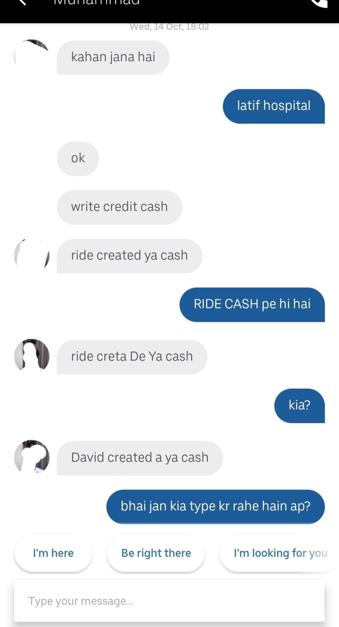 Manoj Mehta Pakistani Uber Chats The Complete Thread Twitter