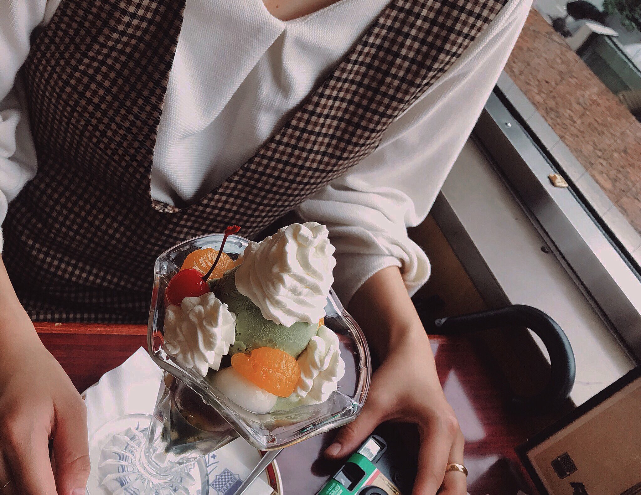 Twitter 上的 喫茶店巡り 池袋 タカセ 抹茶パフェ生クリームもりもりでした みかんが乗ったパフェだいすき 純喫茶コレクション T Co Hkwnarsg6h Twitter