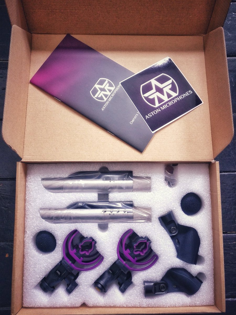 Guess who's about to register his first <a href="/Aston_Mics/">Aston Microphones</a> product? 

#starlight #stereopair