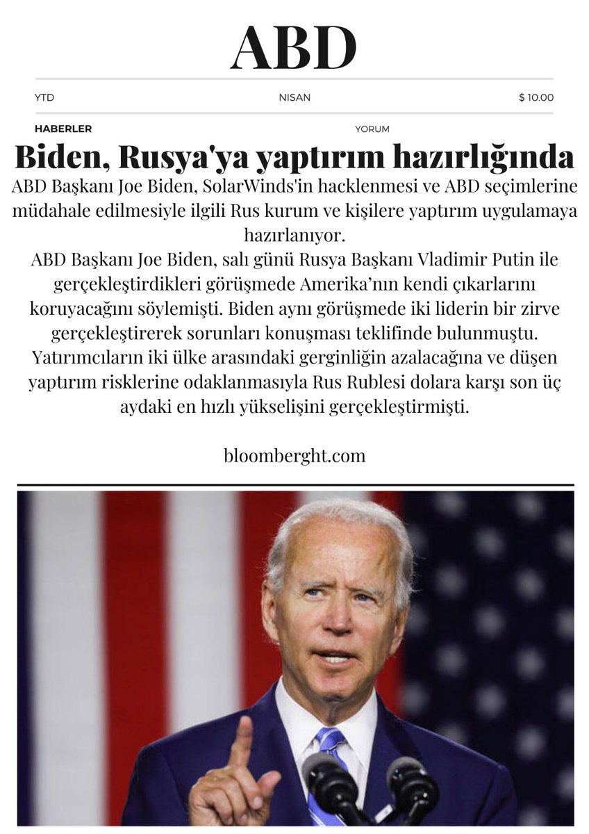 Rusya ya yaptırım hazırlığı...