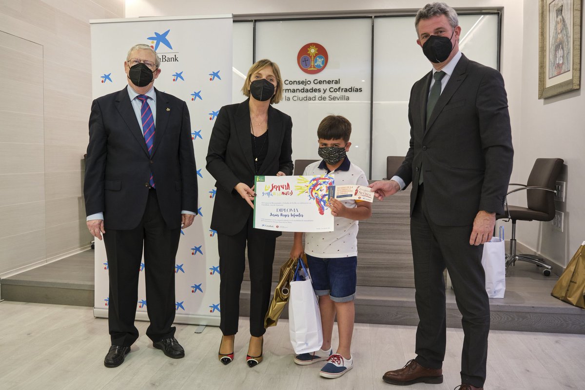 ElConsejoSev's tweet photo. 🏆 El ganador del premio infantil en la categoría de "manualidades" ha sido:
👉 JESÚS REYES INFANTE

🎨 Ha presentado un sensacional dibujo del paso de misterio de la @EspDeTriana

¡¡¡FELICIDADES!!! 🎉
@caixabank https://t.co/2l9TmV5Pl1