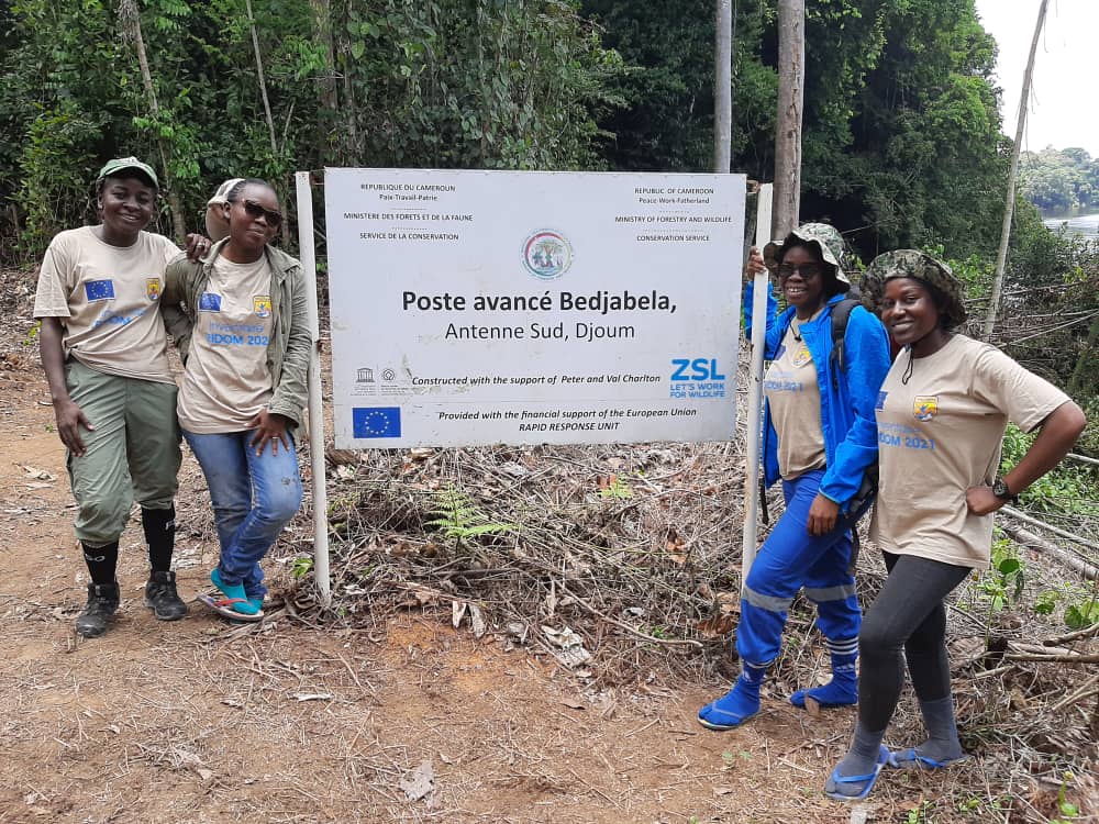 #FieldWork by #ZSLCameroon #Amazon's crew 😁🤗💪 #girlpower