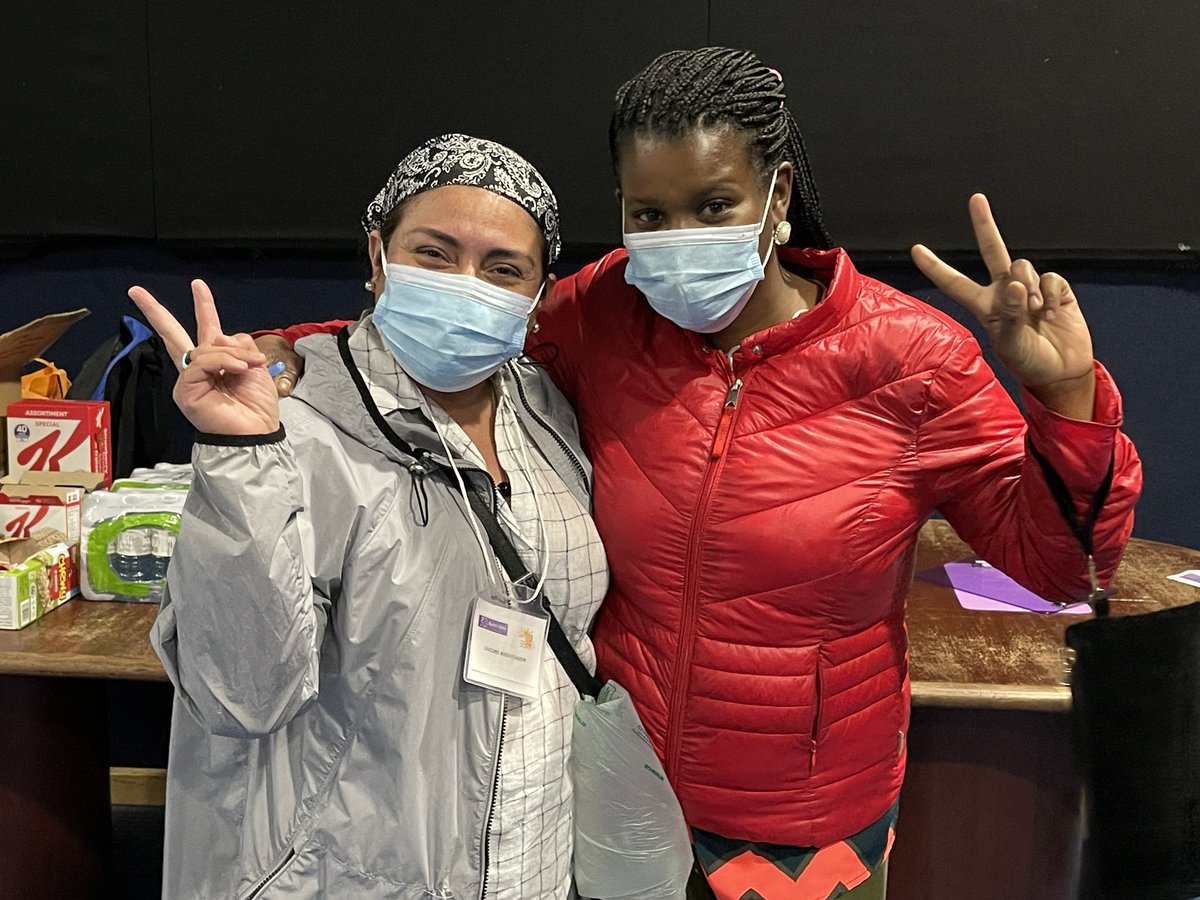 BlackCreekCHC's tweet photo. Our Community Ambassadors are out in full force in the San Romanoway community.  Next week, there is a vaccine clinic for residents of the buildings there and they are ready!  We are proud and excited to be working with them and #TeamVaccine Partners #CommunityHealthMatters https://t.co/HwaMahMyuf