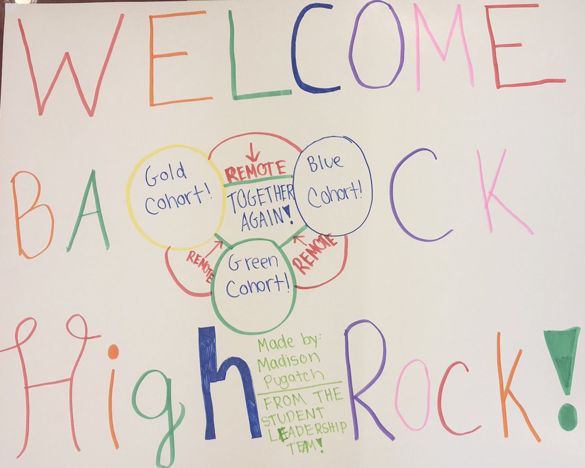 HighRockSchool's tweet image. Today’s the day! Reunited at last! #welcomebackall #secondfirstday @NPS_Supt
