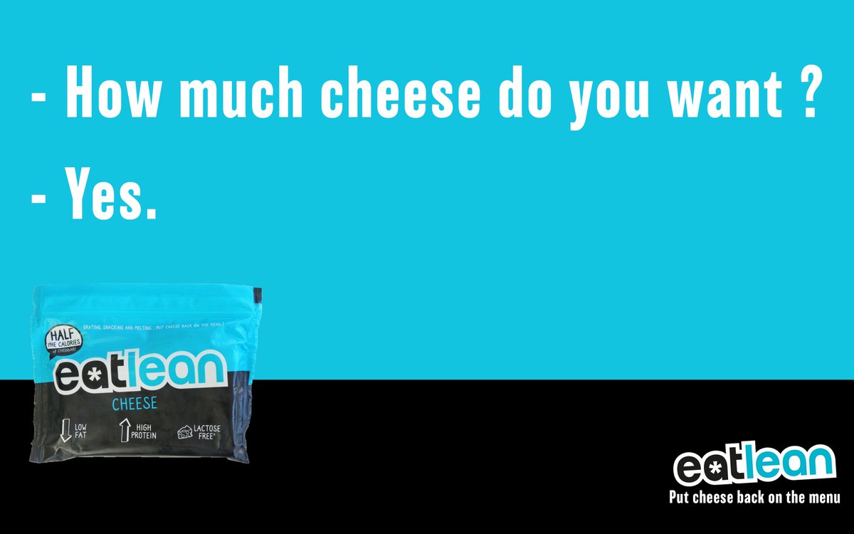 Salome_BP's tweet photo. How much cheese do you want?
@OneMinuteBriefs @eatleancheese #EatLeanCheese https://t.co/dPhlz6KDUO