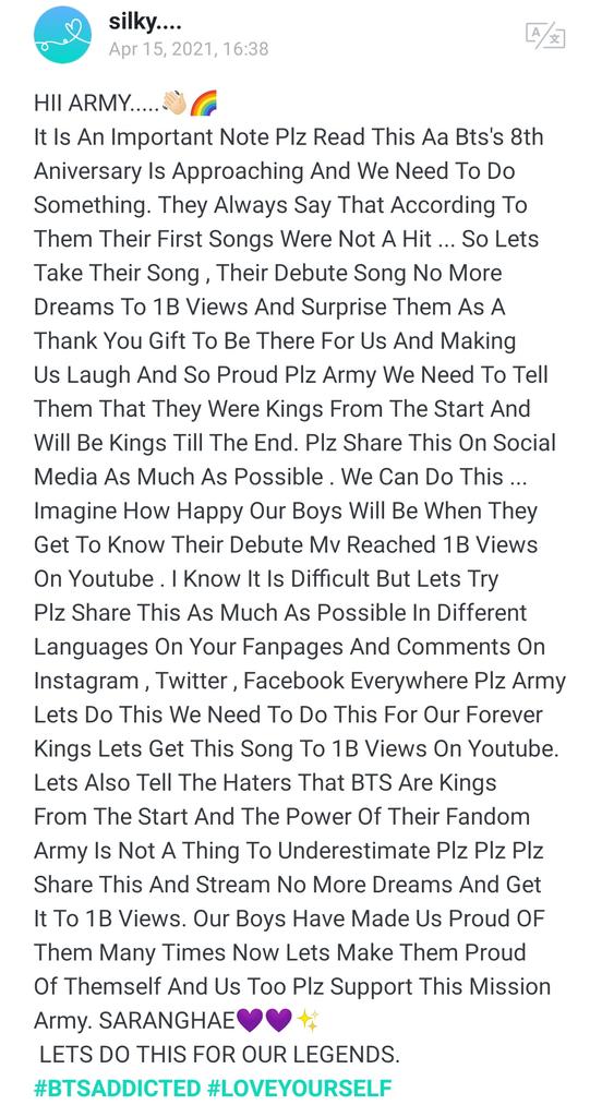 SimranQ26660321's tweet photo. Let's Do This Army...💜💜💜
#ARMY #BTSARMY #BTS #Dynamite #BANGBANGCON #iHeartAwards︎ #always_together https://t.co/ftvdj3CJ0L