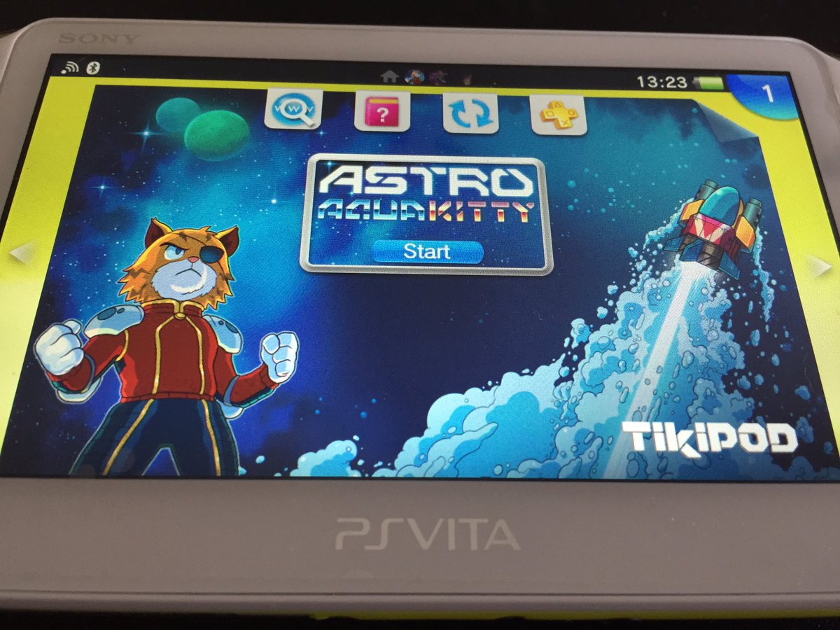 #AstroAquaKitty is now available on #PSN for your #PSVita! 

Thank you so much for your #VitaIsland🏝 support, @TIKIPODltd! 

#SupportYourDevs #VITA2021