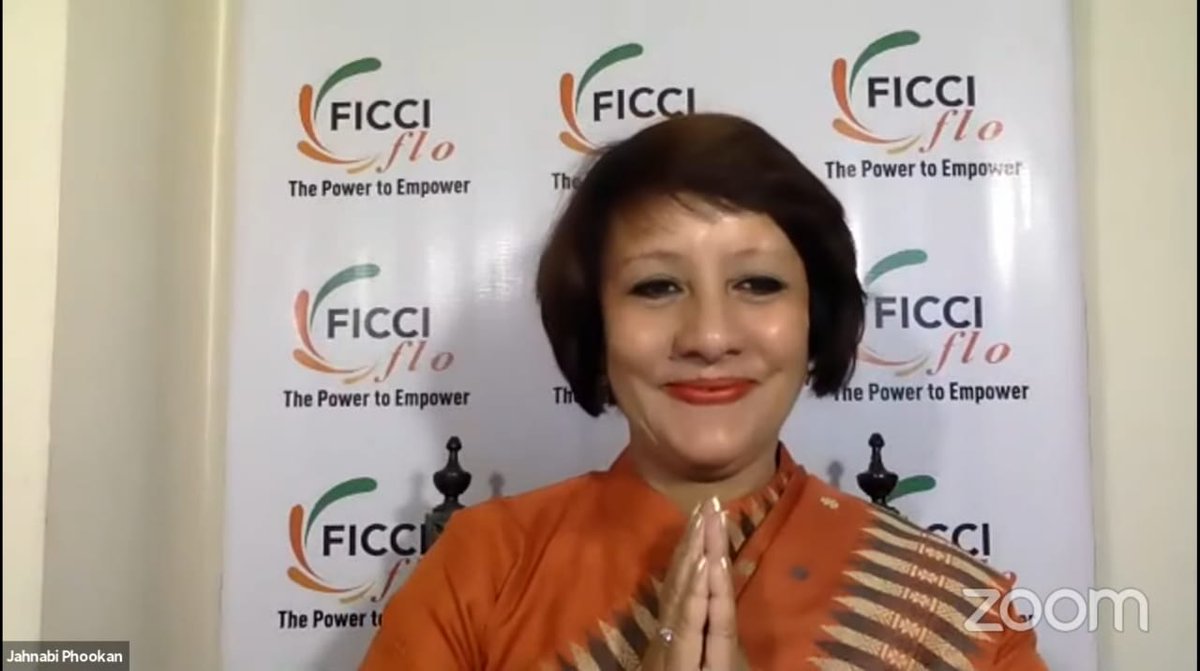 FICCIFLO's tweet photo. "When we serve people, we serve God", said Ms. Jahnabi Phookan @jahnabiphookan, President, FLO during her final address at FLO's 37th AGM on “Sustainable livelihoods - Investing in Women for a New India“. #OneFLO #FICCI #womenpower #womenempowerment #womenleaders #FicciFLO https://t.co/ekx7zVvf2W