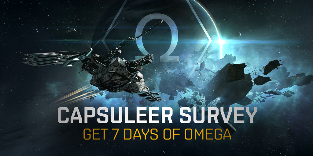 And it's live!
Take part in our newly launched Capsuleer Survey, get 7 Days of Omega. It matters that much.
Access it from within the client via Character Selection.
Want more juicy details? Read up on those here: eveonline.com/news/view/caps…
#tweetfleet #EVEOnline