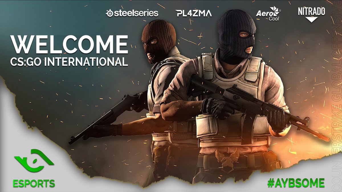 💥#CSGO💥
OUR INTERNATIONAL TEAM

🇸🇪 Jonathan "@KarleyCSGO  " L.  
🇸🇪 Niclas "@SmuffzeeCSGO   " B.
🇸🇪 Linus "<a href="/pulvercs/">pulver</a> " Ö.
🇸🇪 Oscar "@ishercs  " M.
🇸🇪 Martin "<a href="/FluqzM8/">flurre (:</a>" K.

Back to the grind 😎

#Free4AYB #aybsome