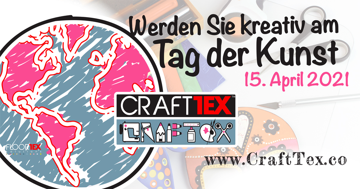 FloortexDE's tweet image. Wussten Sie bereits, dass wir auch eine eigene Website für Bastelprodukte haben? #WorldArtDay2021 #Crafttex #Floortex