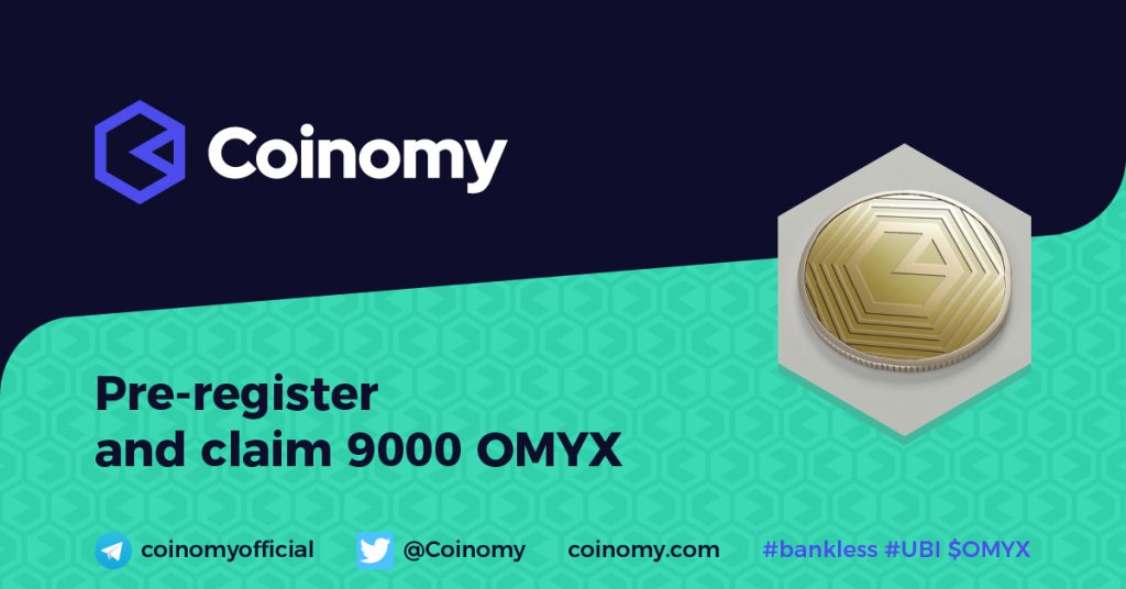 martensitic11's tweet photo. Coinomy pre-registration is now open. Claim your 9000 $ OMYX by registering at https://t.co/oFzFYQZ7yn https://t.co/RTYCpvOWsP