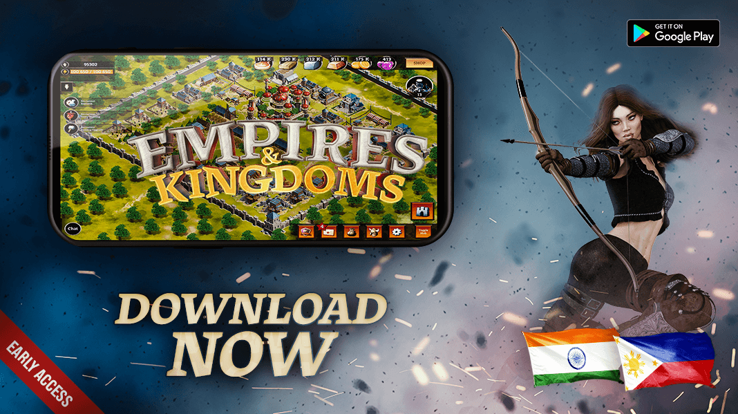 EmpiresKingdoms's tweet photo. Our first MMO game - Empires &amp; Kingdoms is finally available in a soft launch version for India and Philippines. Download now and become the most powerful king in this world!
#indiedev #IndieGameDev #indiegame #indie #gamedev #gaming #games #game #MMO #Empires_and_Kingdoms https://t.co/NHo2gxjP6v