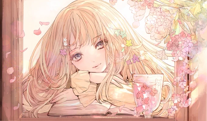 #みんなの春夏秋冬のイラストが見たい
四季それぞれの季節の少女たちを描いています。 