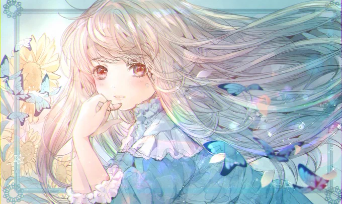 #みんなの春夏秋冬のイラストが見たい
四季それぞれの季節の少女たちを描いています。 
